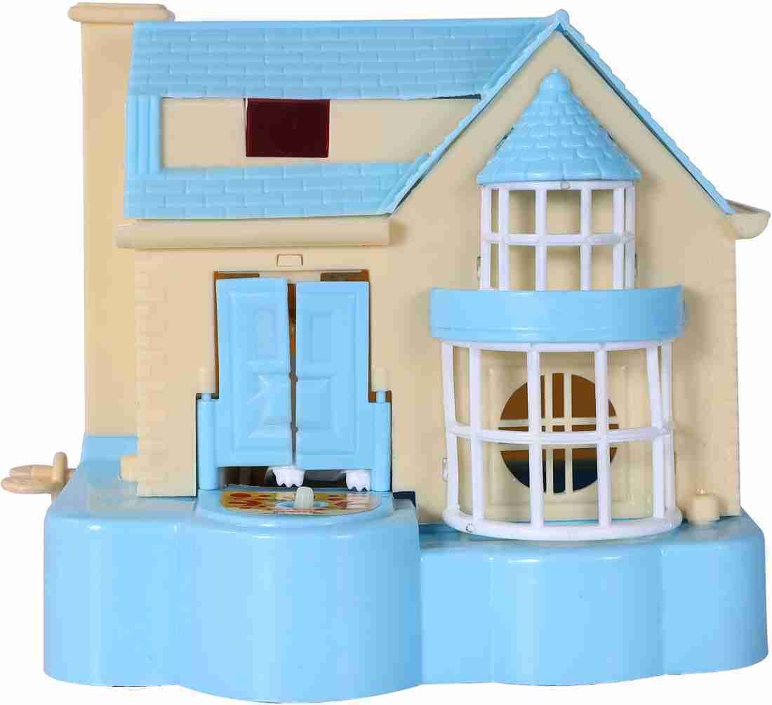 Gourvi Best Quality New Model Puppy House Piggy Coin Bank Blue Coin Bank-image-12