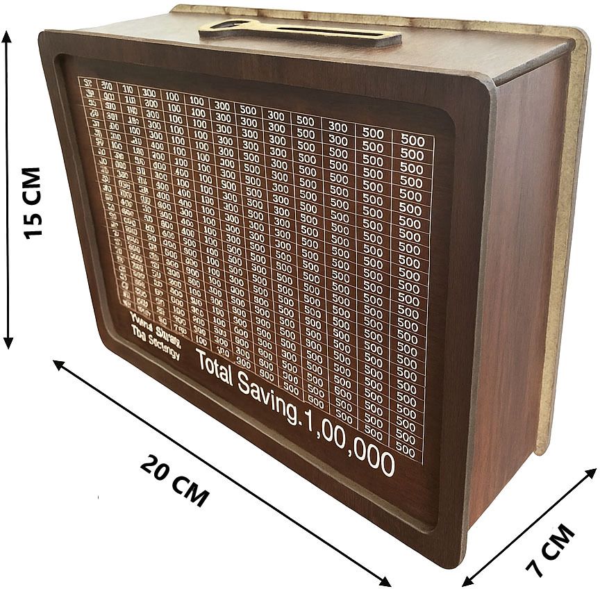 Trendy Wooden Coin Saving Box Coin Bank-image-12