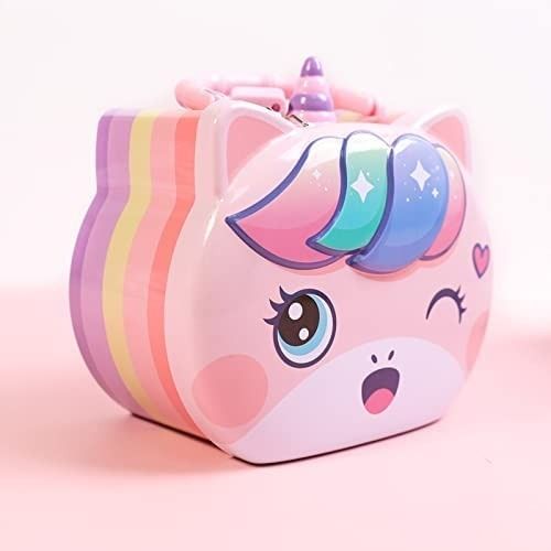 barbarik Unicorn Metal Money Bank, Coin Bank with Handle and Lock for Kids (Pack of 1) Coin Bank-picture-11