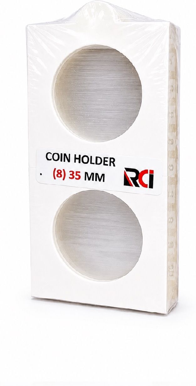 Coin Holders for Coins Collecting - Size 8 (35mm) | Pack of 50 Pcs Coin Bank-image-44