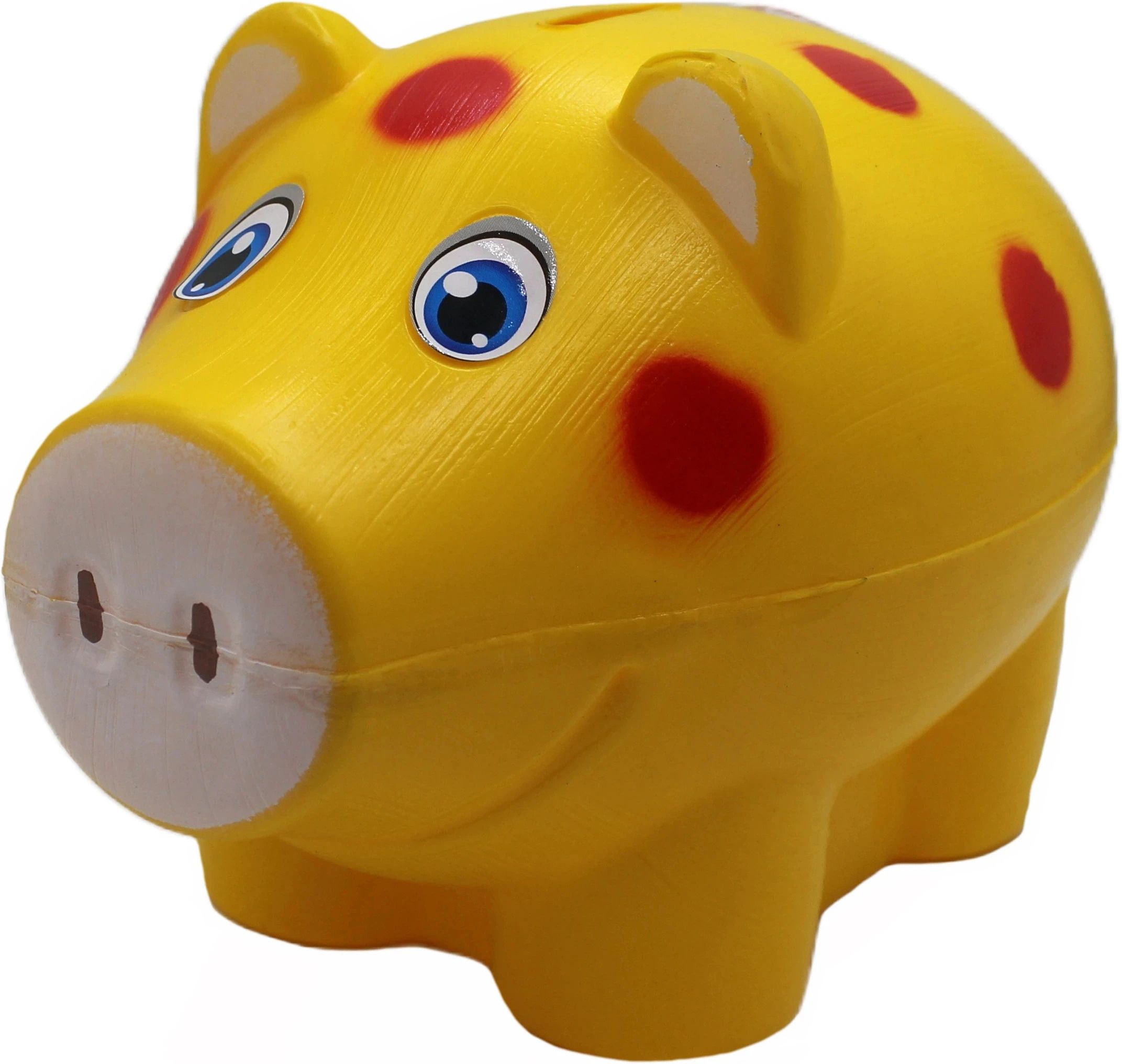 Cute Polka Dot Pig Piggy with Lock & Key for Kids and Adults Coin Bank-image-16