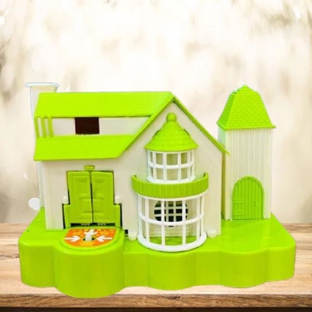 Riyu Creation Large Size Megha Puppy House Piggy Bank Green Coin Bank-image-24