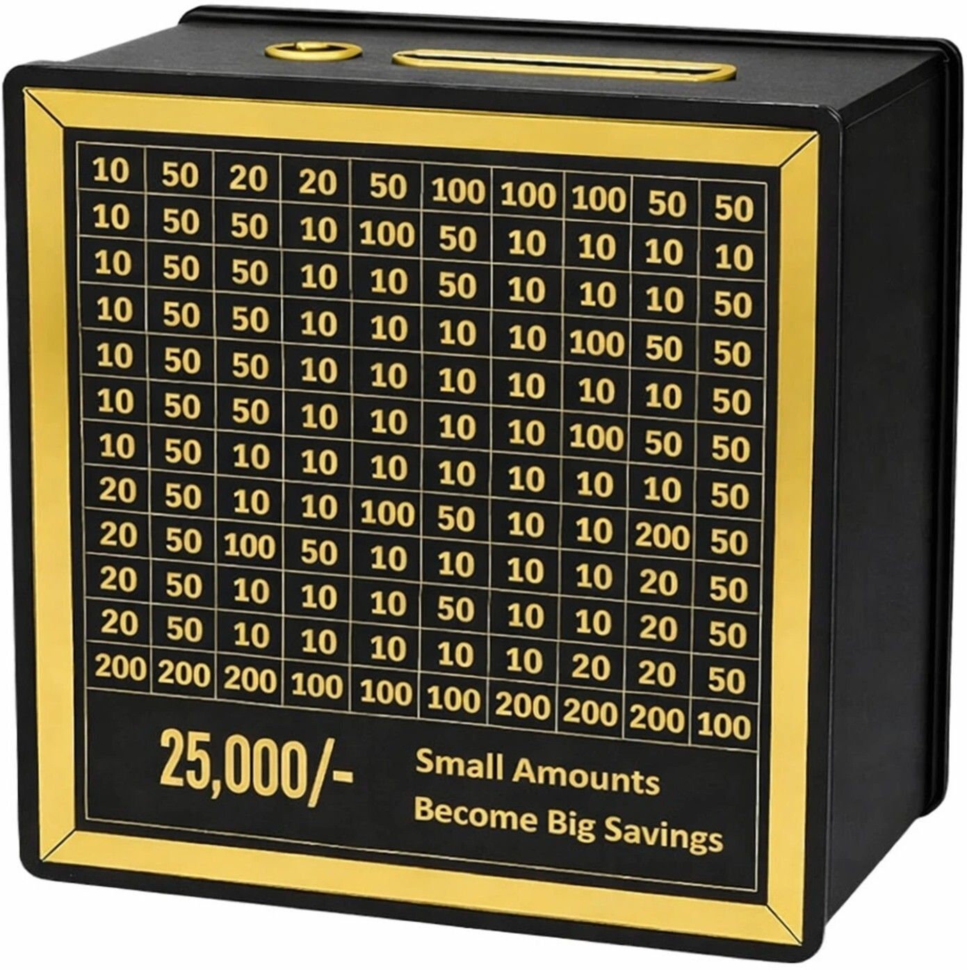 Woodvibe money saving box 250000 rupees saving challenge Price History ...