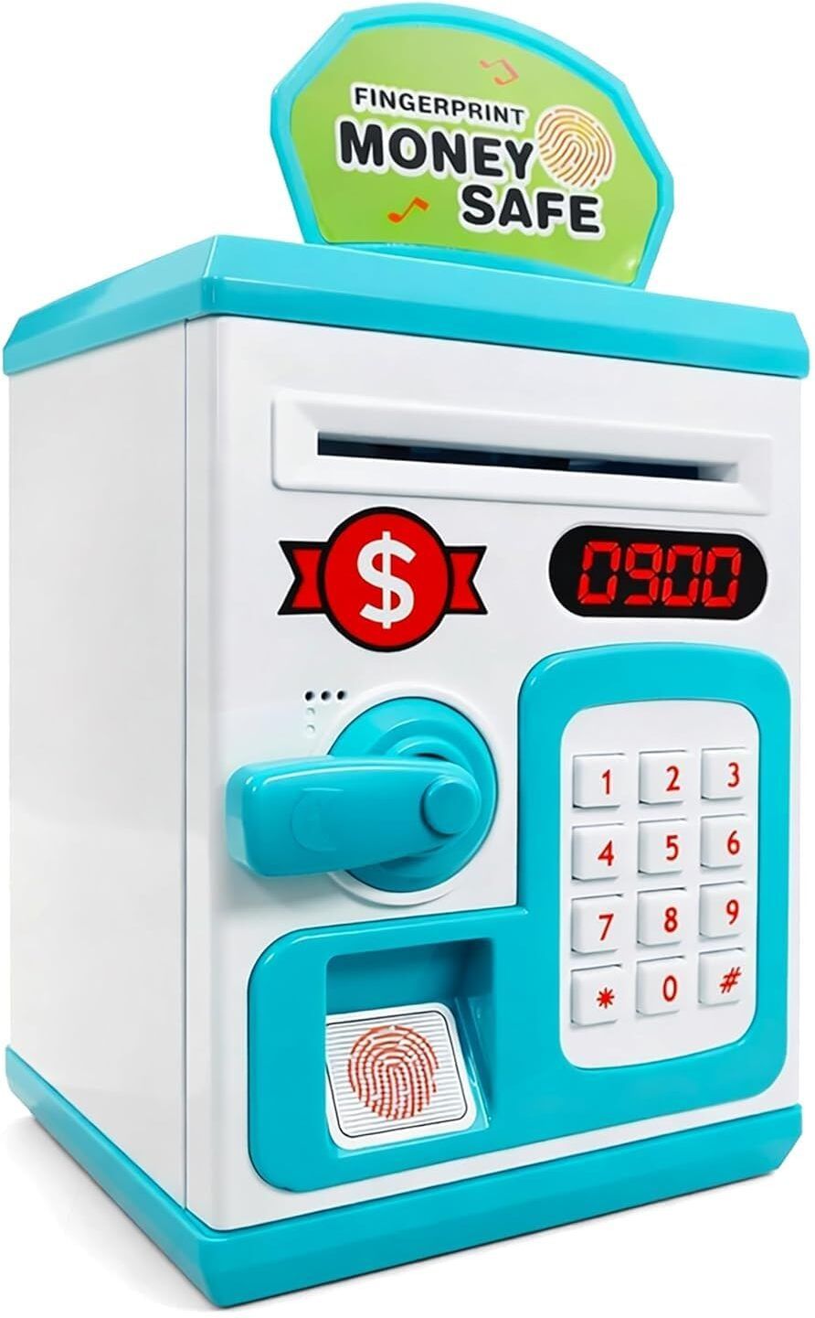 world of tiny ATM Password Piggy Bank for Kids with Lights & Sound Coin Bank-picture-48