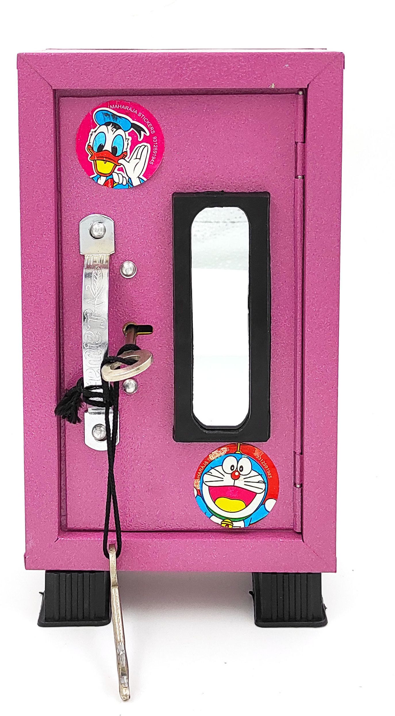 poksi Piggy Bank|Money Bank for Kids, with Lock, 2Keys and 3 Sections K Coin Bank-picture-16