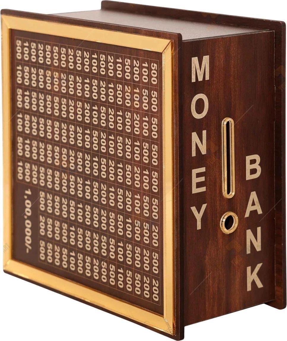 rudrav NWooden Money Saving MoneyBox with Counting Target|wooden Coin BankN Coin Bank-picture-4