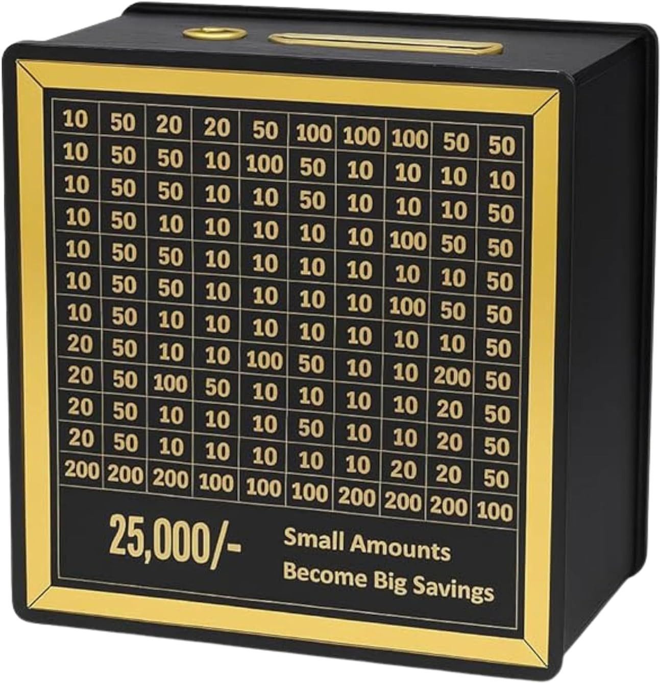 GRMART 25,000 Rupees Money Saving Piggy Bank | Wooden Piggy Bank Coin Bank Coin Bank-image-4