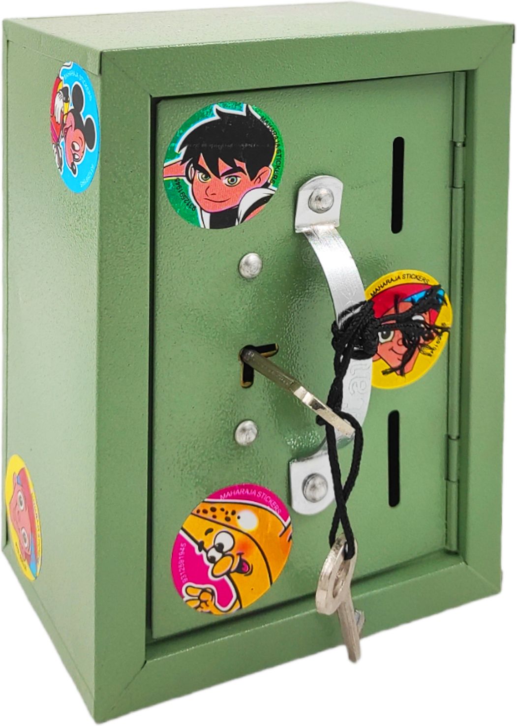 poksi Tijori Piggy Bank for Kids with Lock and 2 Keys C Coin Bank-picture-9