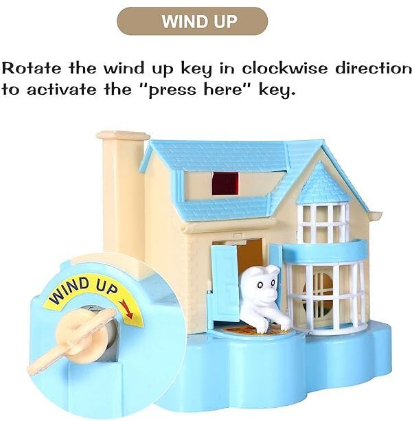 Gourvi Best Quality New Model Puppy House Piggy Coin Bank Blue (Pack of 1) Coin Bank-image-10