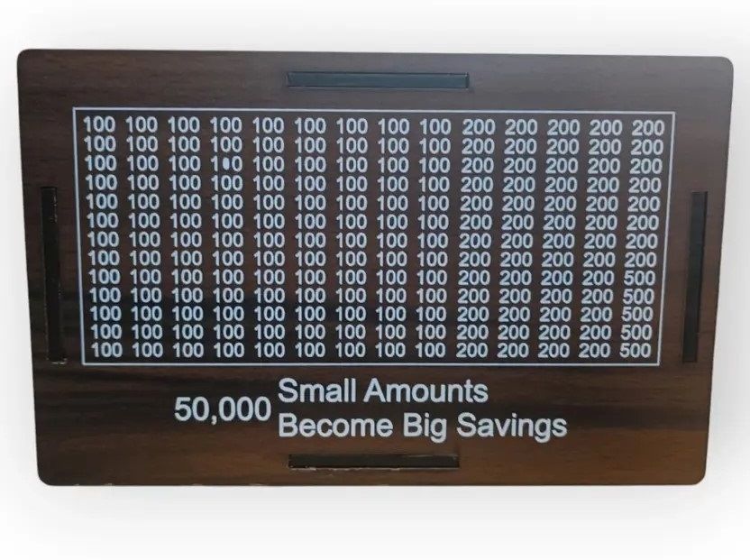 svisindia Wooden Money Saving Box | Cash Saver Money Box with Counting Target Coin Bank Coin Bank-picture-39
