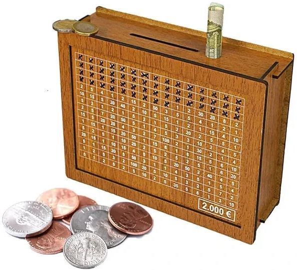 Elegant Wooden Money Box for Smart Saving Coin Bank-image-33