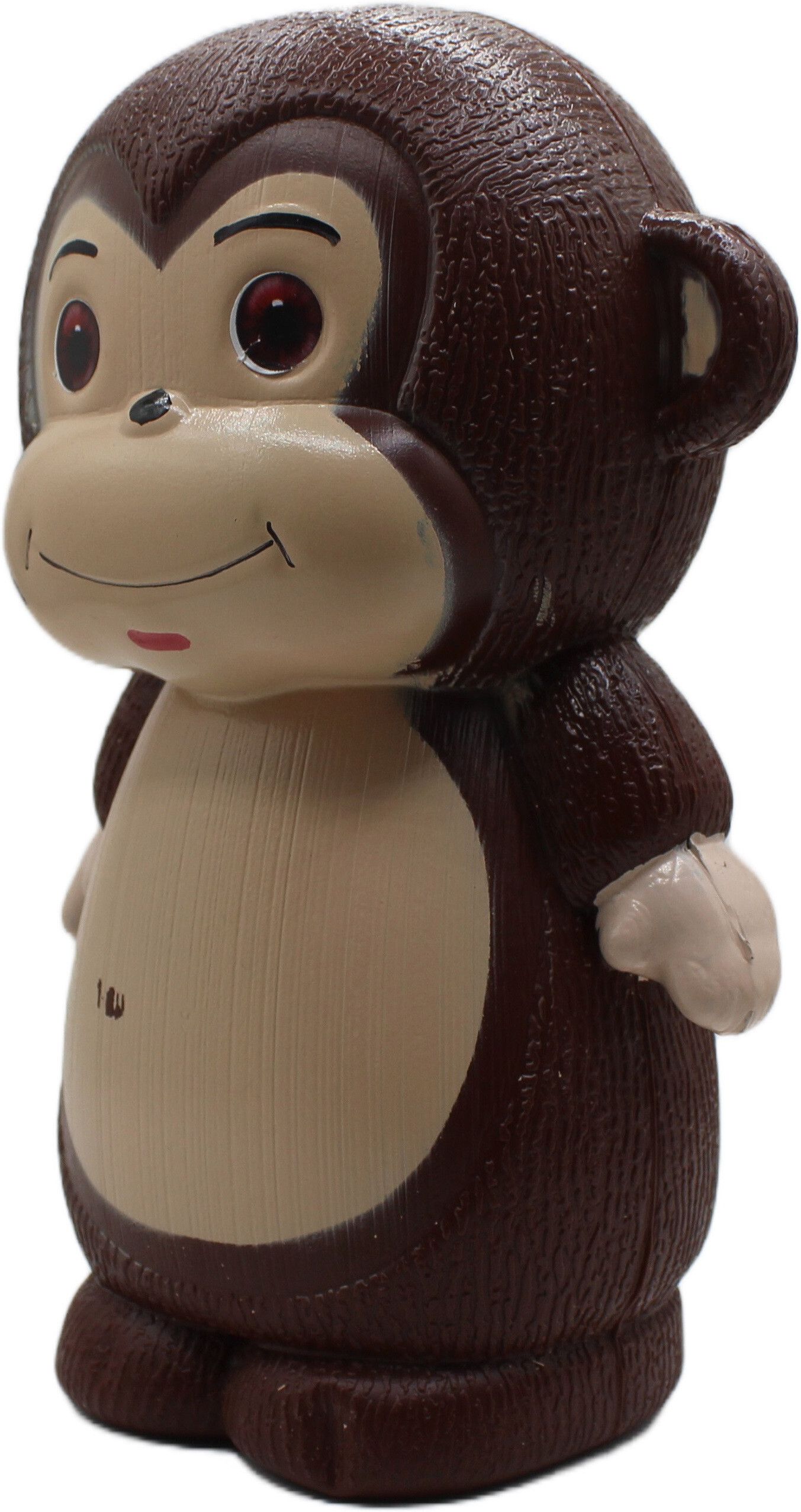 Medium size cute Monkey|king kong piggy bank with realistic look brown color toy Coin Bank-image-47
