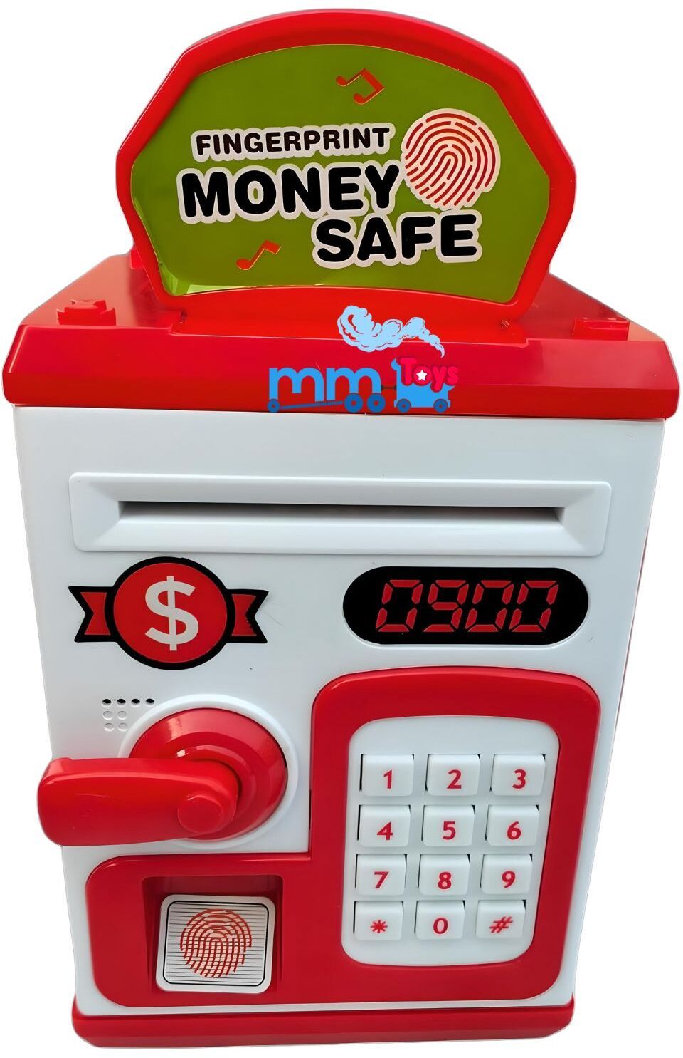 ATM Money Saving Piggy Bank With Electronic Lock, Fingerprint, Light And Sound Coin Bank