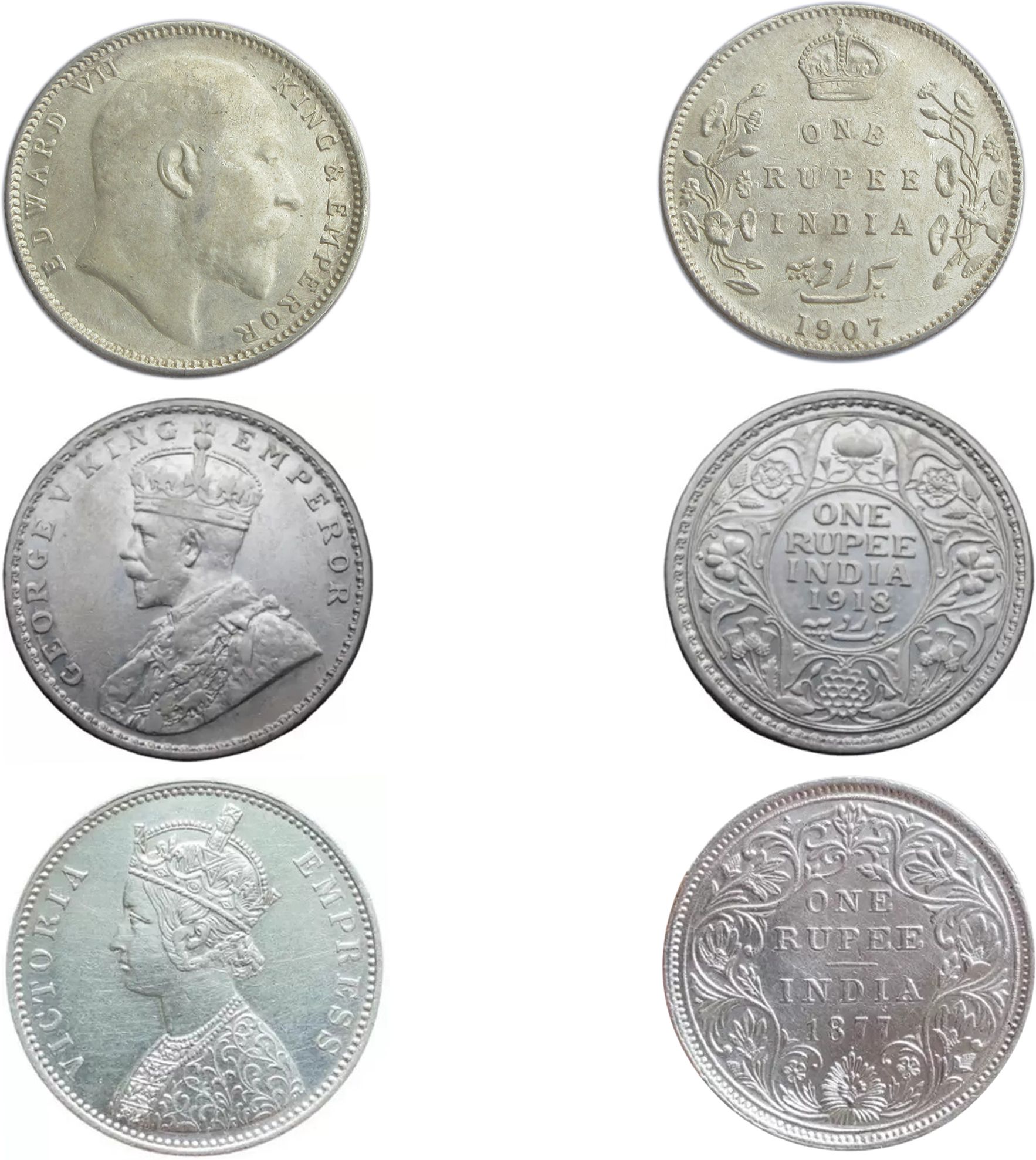 missmister 3 coin combo of Original Rare Vintage British India pre-independence Medieval Coin Collection-picture-15