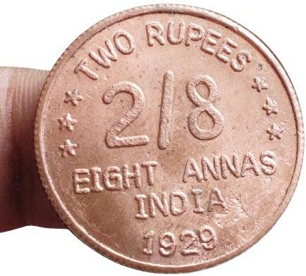 coins world 2/8 ANNAS KING GEORGE COPPER TOKEN Modern Coin Collection-picture-19