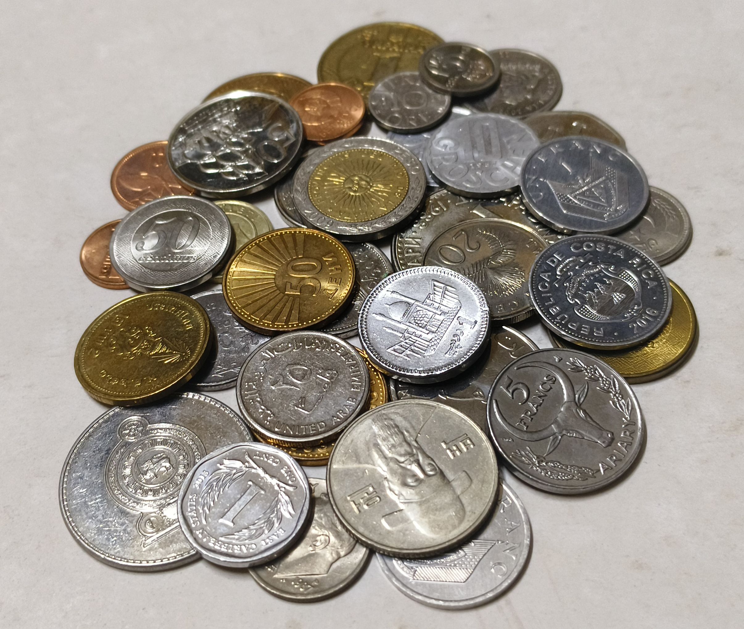20 Different World Coins Mixed Lot Collectible Item for Students Gifts Modern Coin Collection-image-38