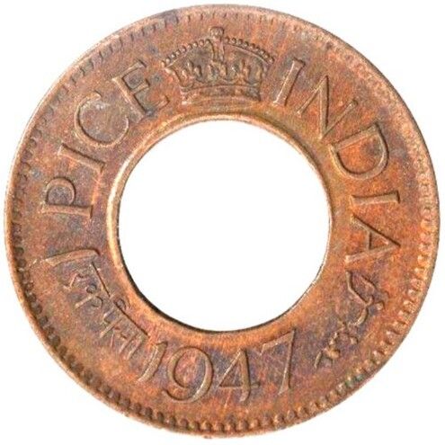 pmw Klowage George VI-1 Pice 1947 Medieval Coin Collection-picture-19