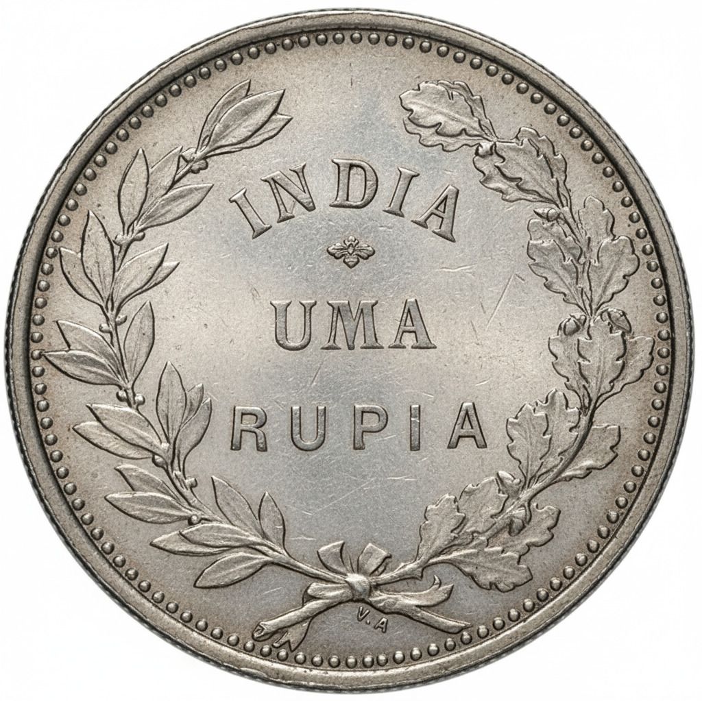 newway UMA RUPIA 1912, Portuguese India Silver Plated old Medieval Coin Collection-picture-21
