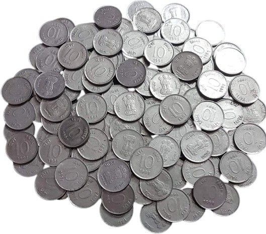 rbf 10 PAISE 1988 TO 1998 STEEL 1.85 GRAM 50 COIN Medieval Coin Collection-picture-27