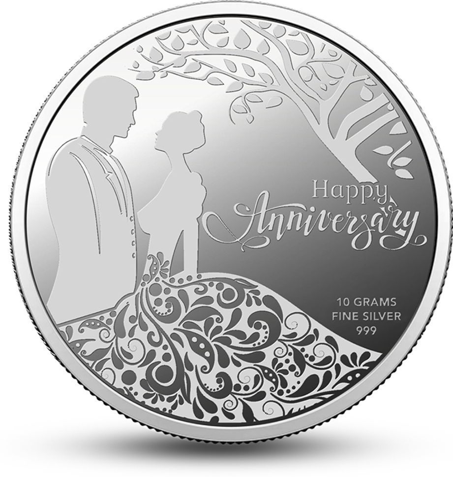 BIS Hallmarked Anniversary Forever (HA-20G706) S 999 20 g Silver Coin-image-3