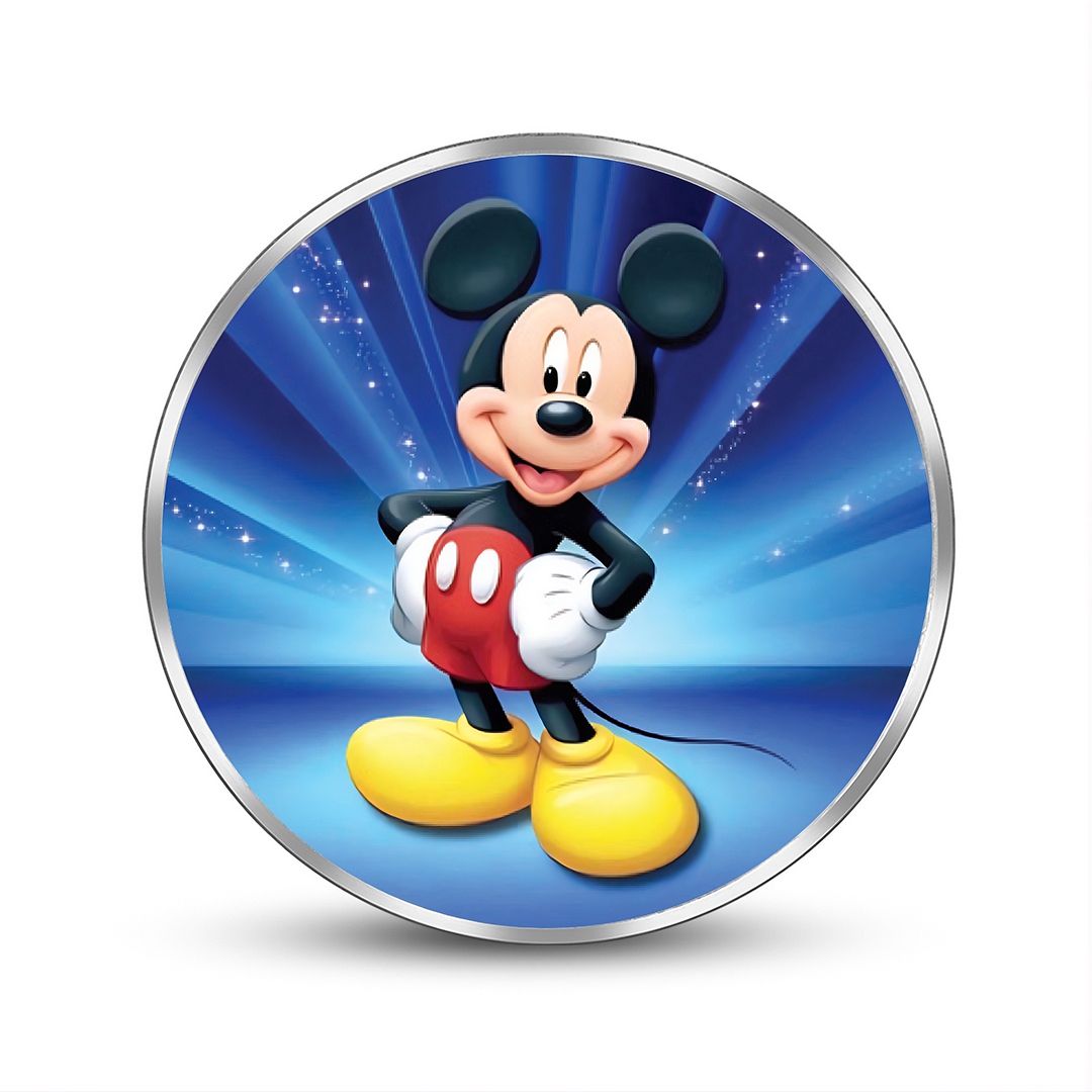 BIS Hallmarked Newborn Mickey Mouse Design (NB-HL5-20G1384) S 999 20 g Silver Coin-image-2