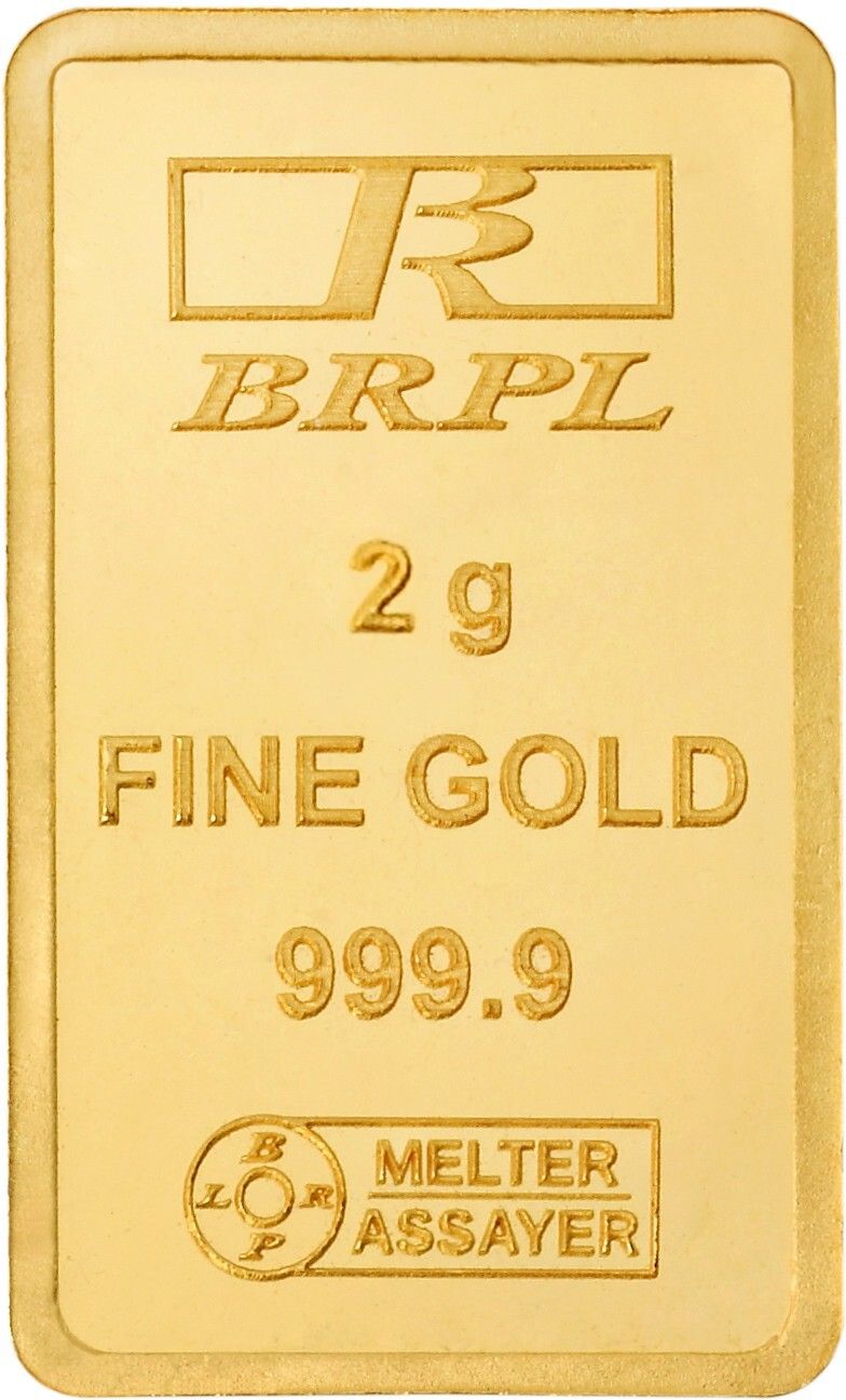 GB24K-999-2G 24 (9999) K 2 g Gold Bar