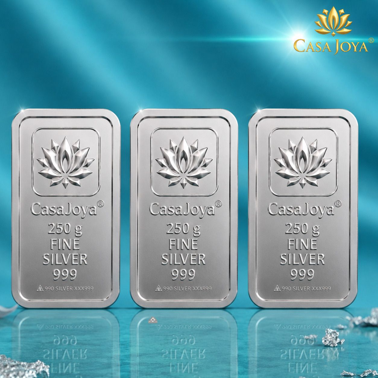 casajoya CJ-FS999-COMBO-250g+250g+250g S 999 750 g Silver Bar-picture-27