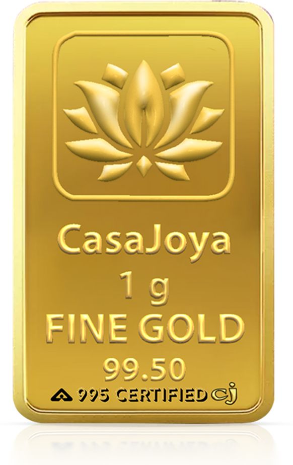 Bis Hallmarked Fine Gold Coin 24 (995) K 1 g Gold Bar