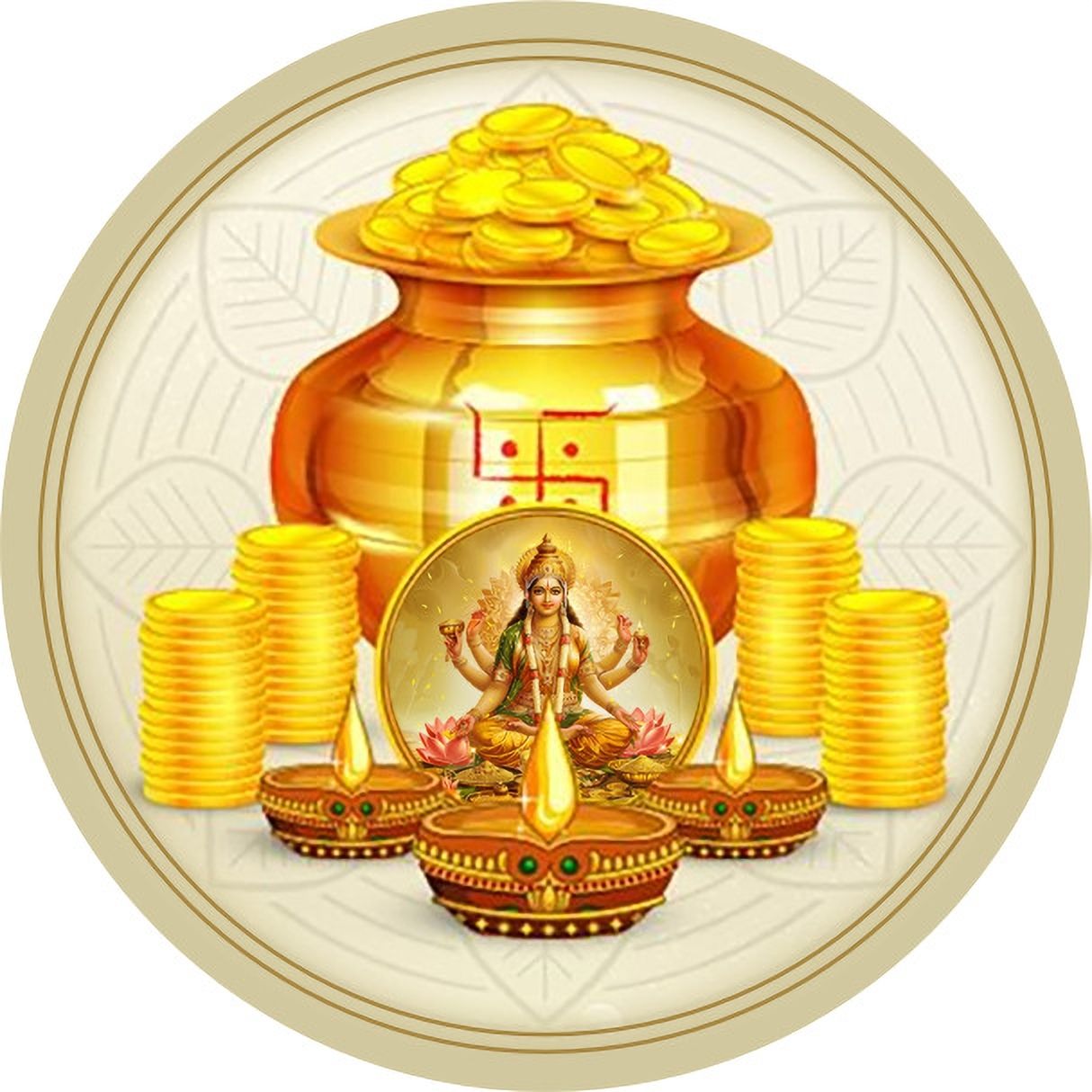Akshaya Tritiya O-F67 S 999 10 g Silver Coin-image-4