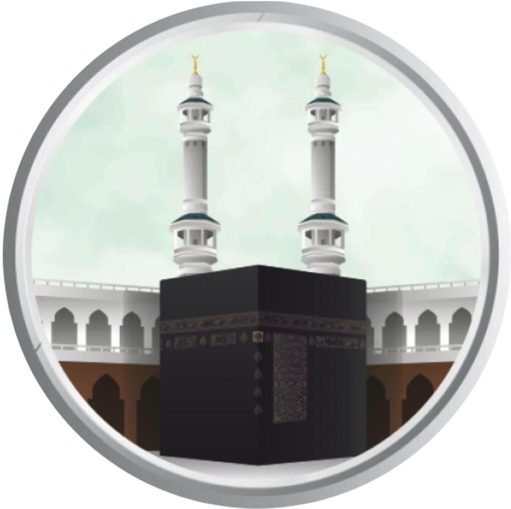 1 Gram Silver Kaaba Allah Coin | Islamic Religious colourfull Silver Coin for Collection S 999 1 g Silver Coin-image-31