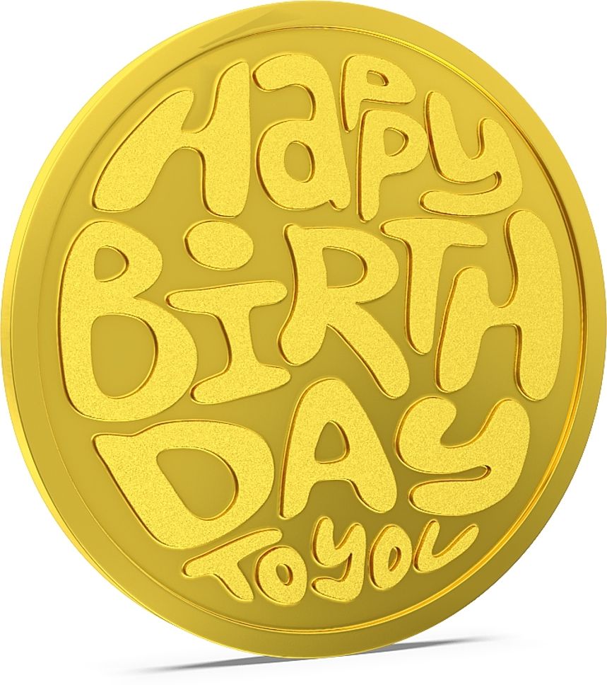 Happy Birthday HB-D6-005 24 (995) K 8 g Gold Coin-image-6
