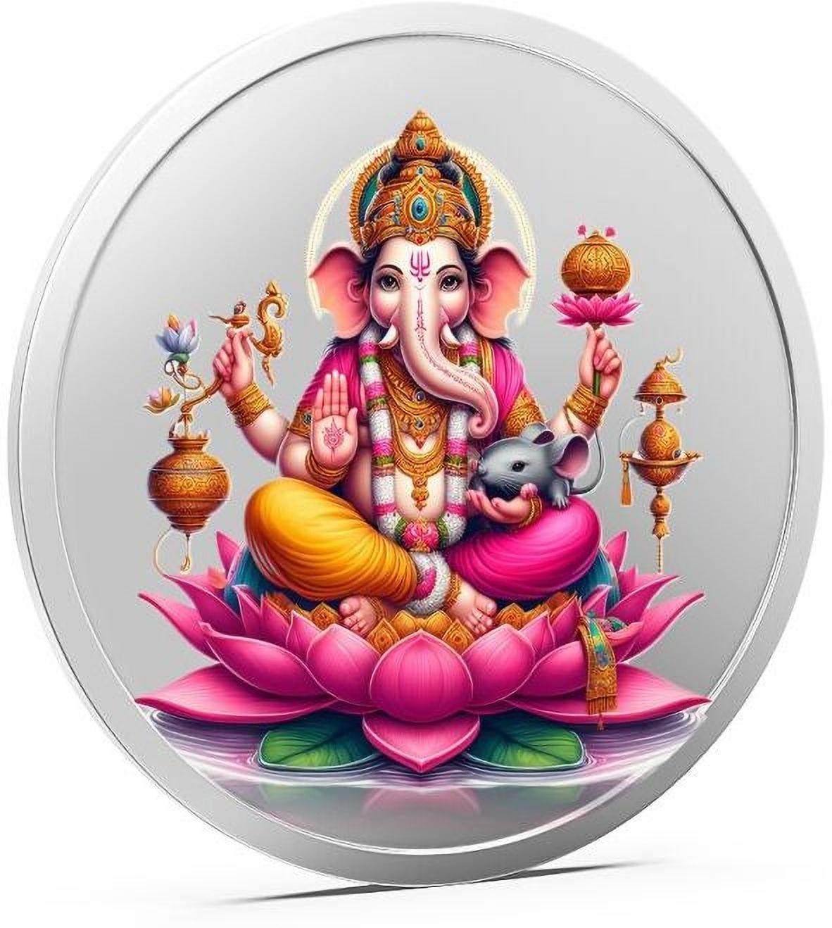 Ganesh D-N89 S 999 20 g Silver Coin
