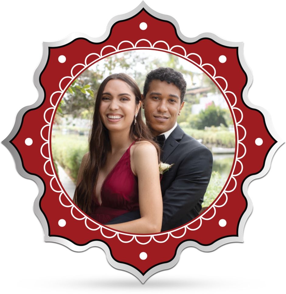 BIS Hallmarked Personalized Anniversary & Wedding (AW-5-50G1042) S 999 50 g Silver Coin-image-1