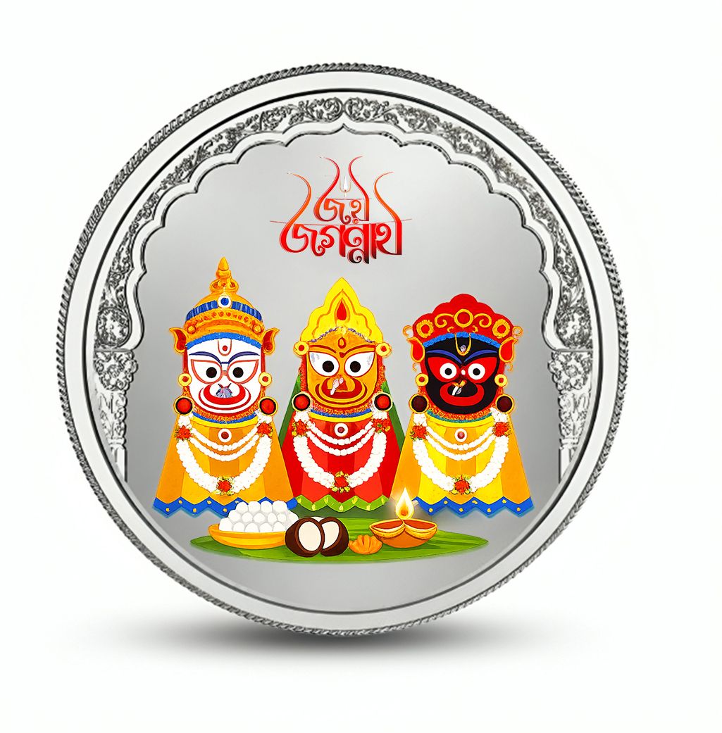 BIS Hallmarked Lord Jagannath Ji (DB-JGN-10G1341) S 999 10 g Silver Coin-image-8