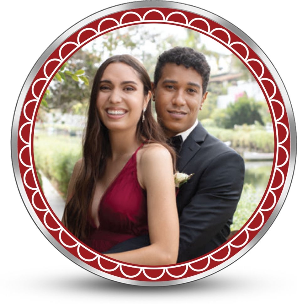 BIS Hallmarked Personalized Anniversary & Wedding (AW-5-20G211) S 999 20 g Silver Coin-image-2