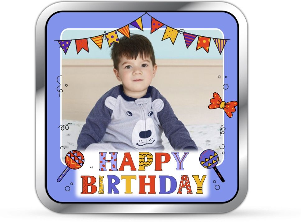 BIS Hallmarked Personalized Birthday (HB-19-50G460) S 999 50 g Silver Coin-image-48