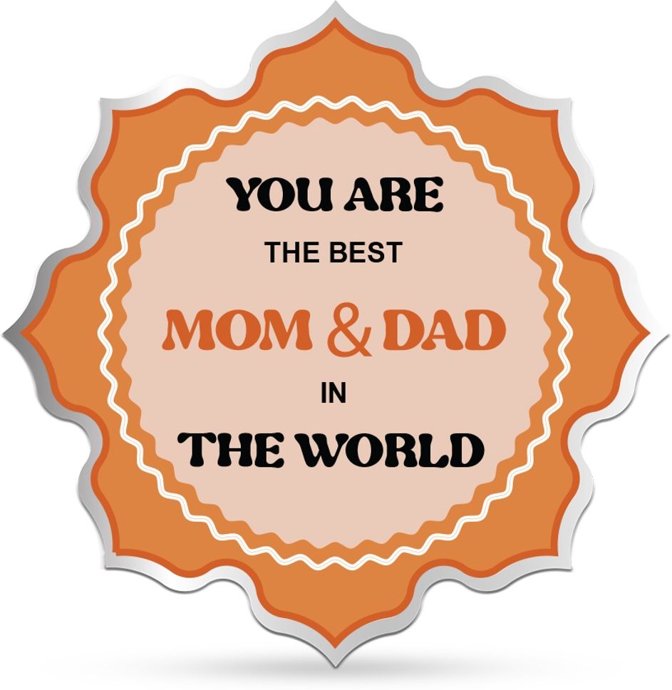 BIS Hallmarked Best Mom And Dad (M&D-2-50G1165) S 999 50 g Silver Coin-image-45