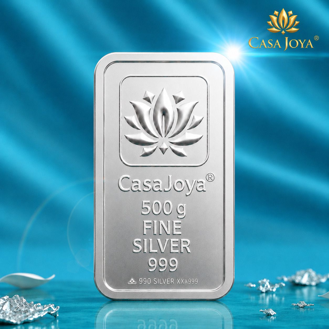 casajoya BIS HALLMARKED WITH HUID S 999 500 g Silver Bar-picture-46