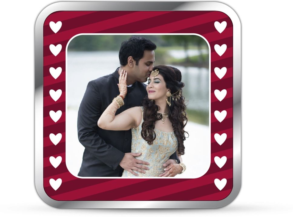 silviya BIS Hallmarked Personalized Valentine Day Special (VLD2-100G830) S 999 100 g Silver Coin-picture-12
