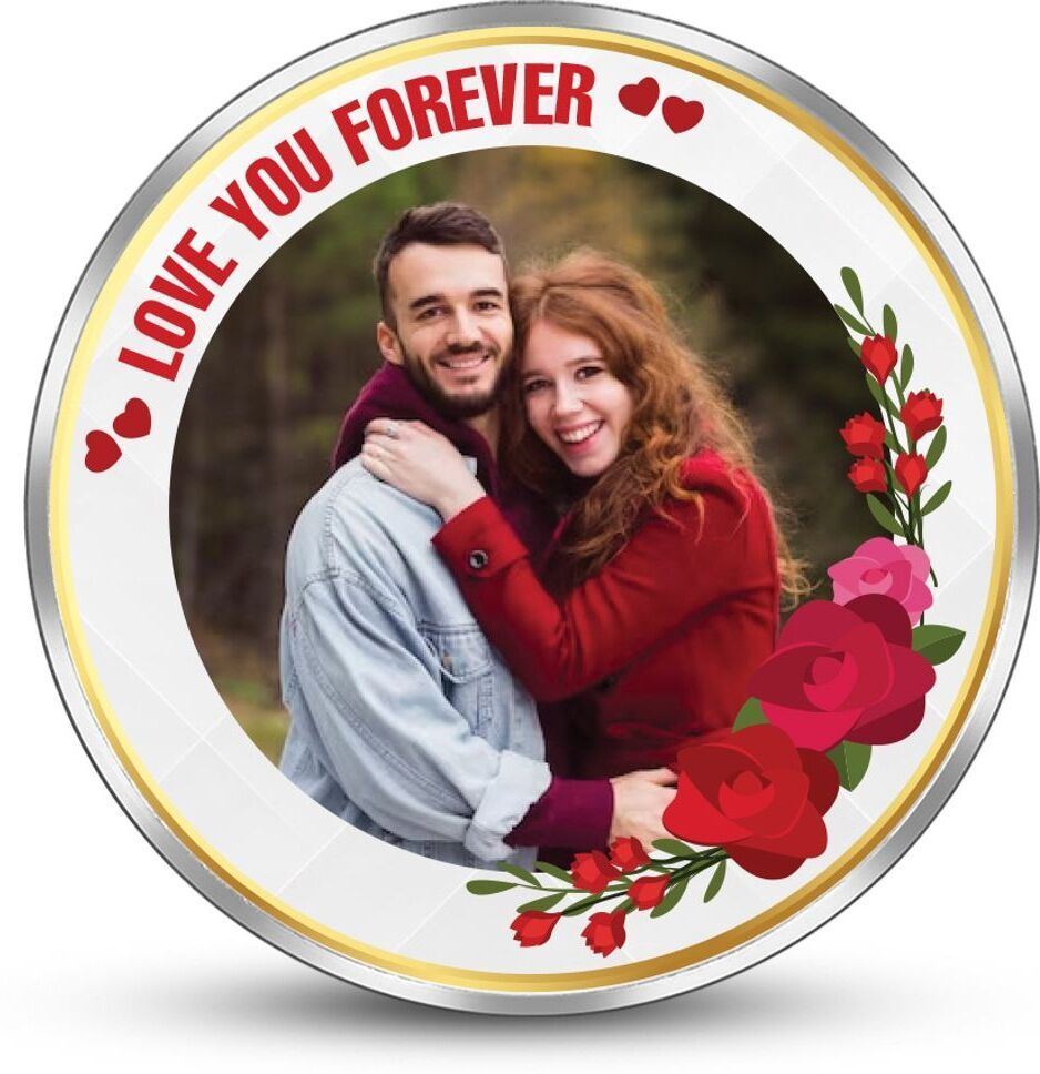BIS Hallmarked Personalized Valentine Day Special (VLD3-50G290) S 999 50 g Silver Coin-image-42