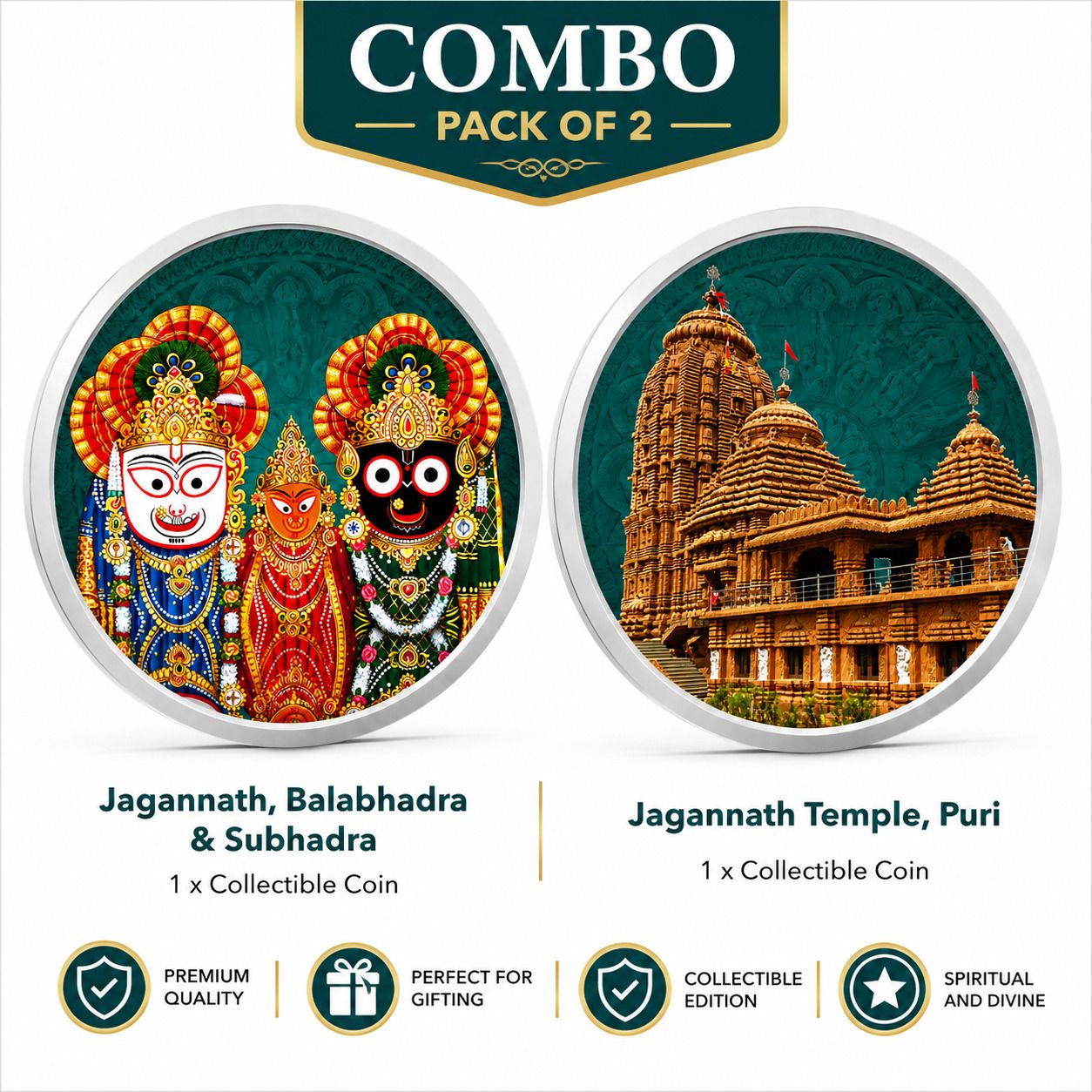 Jagannath Puri Combo - 20 S 999 20 g Silver Coin-image-37