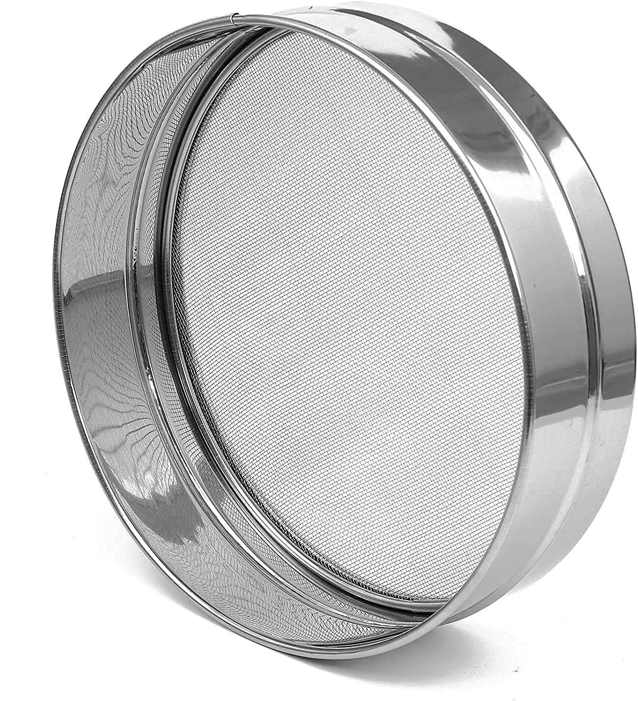 Stainless Steel 4 in 1 Sieve Set of 5 Flour Chalni Channi Atta Maida Strainer Collapsible Sieve-image-14
