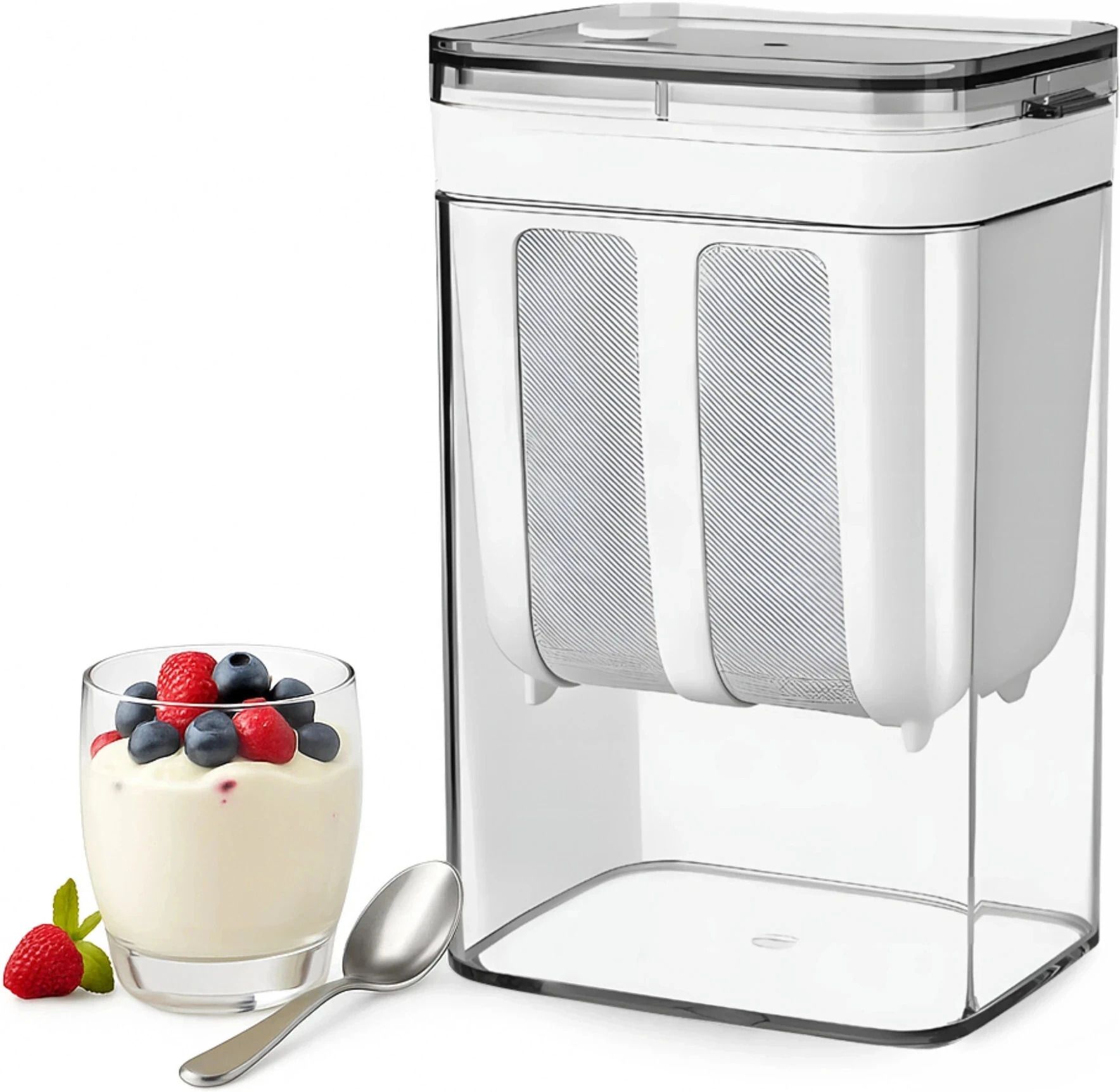 homyzen 1100 ML Yogurt Strainer & Hung Curd Maker | Multi-use curd Strainer Box Strainer-picture-24
