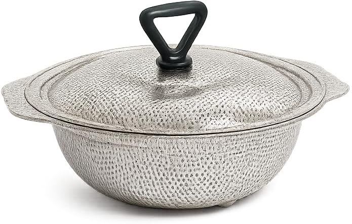 bhajanshree Steel Mesh Strainer Bowl with Lid for Fruits Vegetables Washing Use Serve Casserole-picture-48