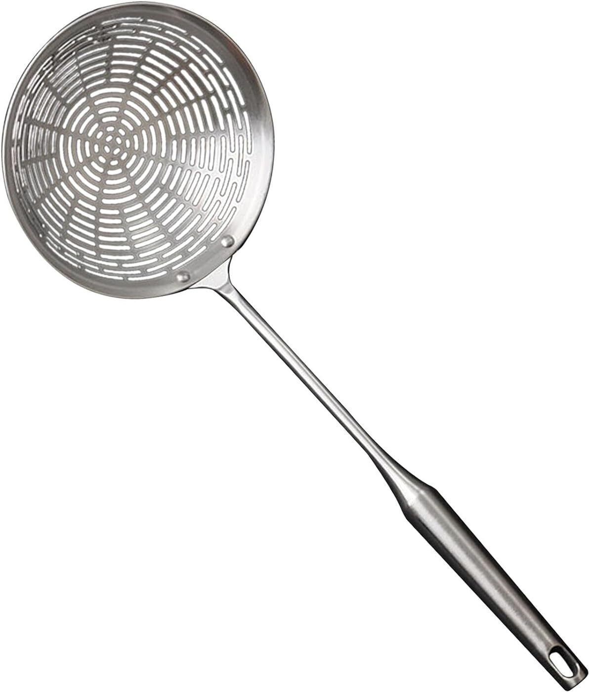 Stainless Steel Oil Skimmer Jhara | Puri Pakora Frying Strainer-image-18