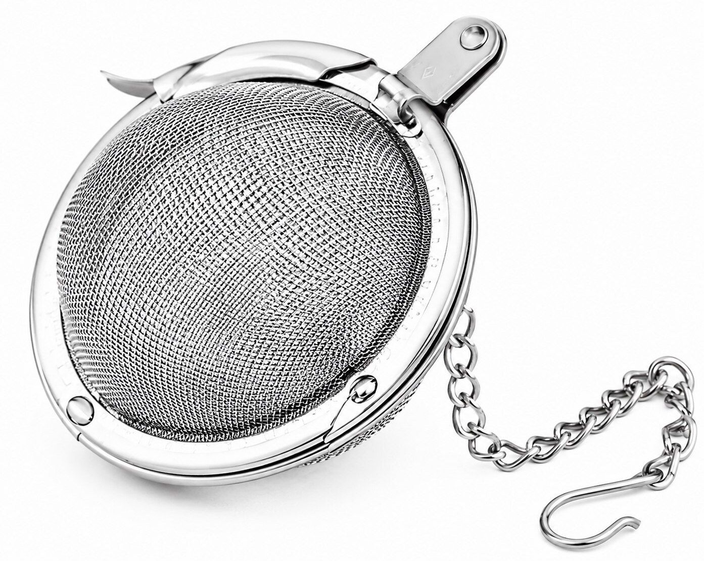 Stainless Steel Tea Infuser Ball with Chain for Loose Leaf Tea, Herbs & Spices Tea Strainer-image-22