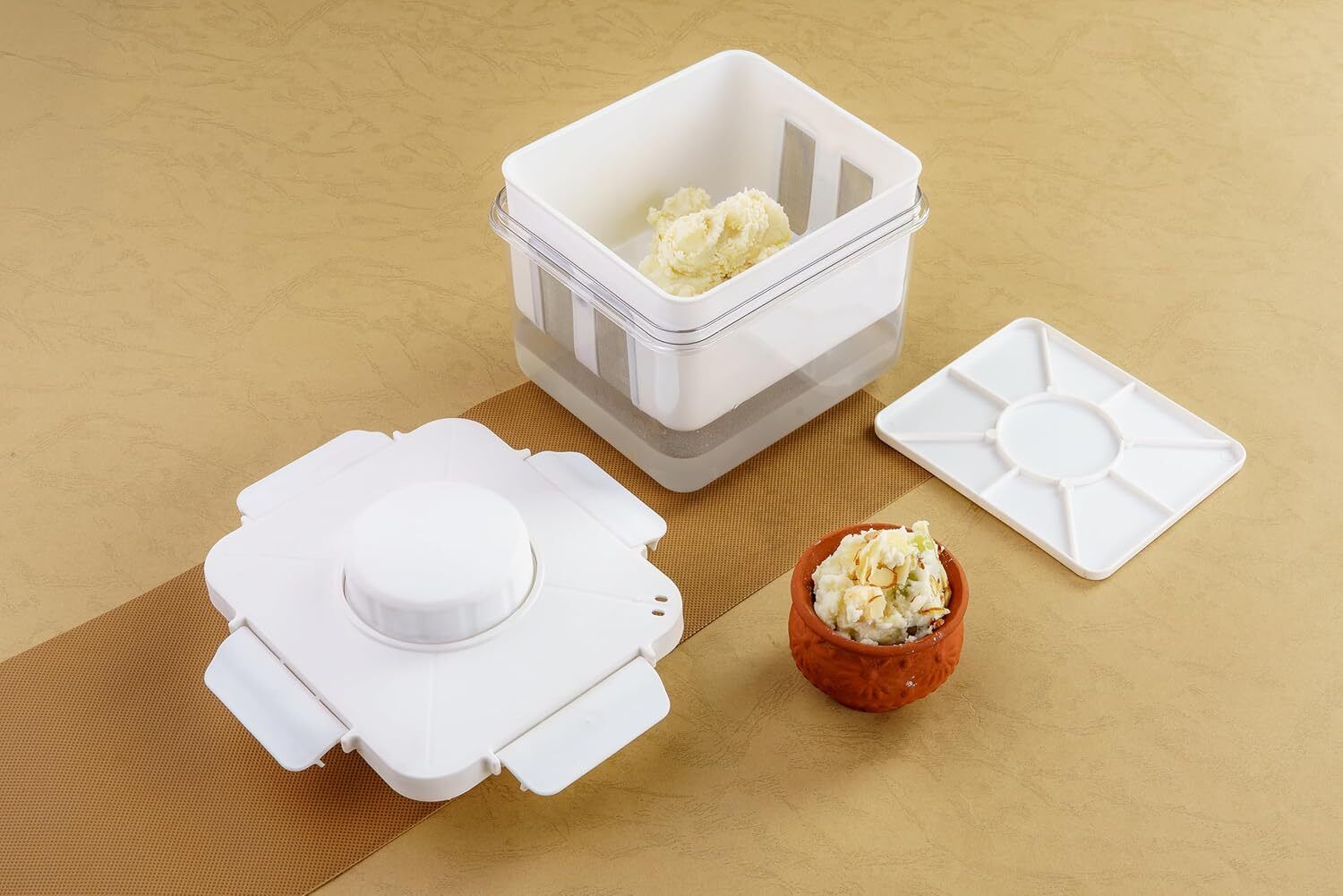 diy paneer maker Collapsible Strainer-image-45