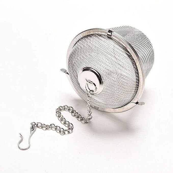 elhify Stainless Steel Tea Easy Filter Infuser, 6.5cm, Silver Tea Strainer Tea Strainer-picture-36