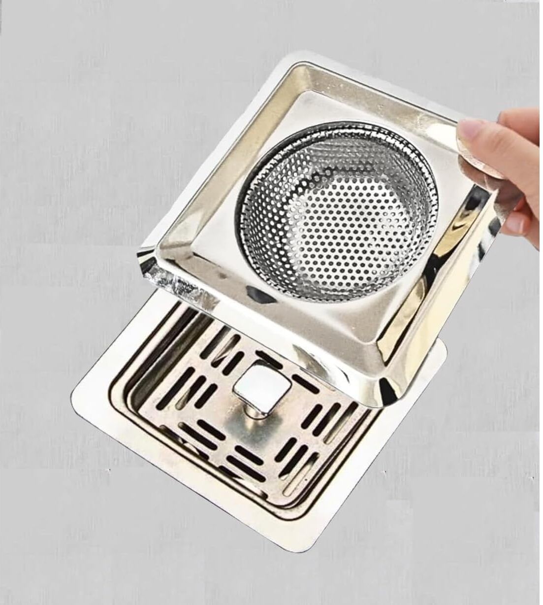 cypat Kitchen Sink Stainless Steel Push Down Strainer-picture-35