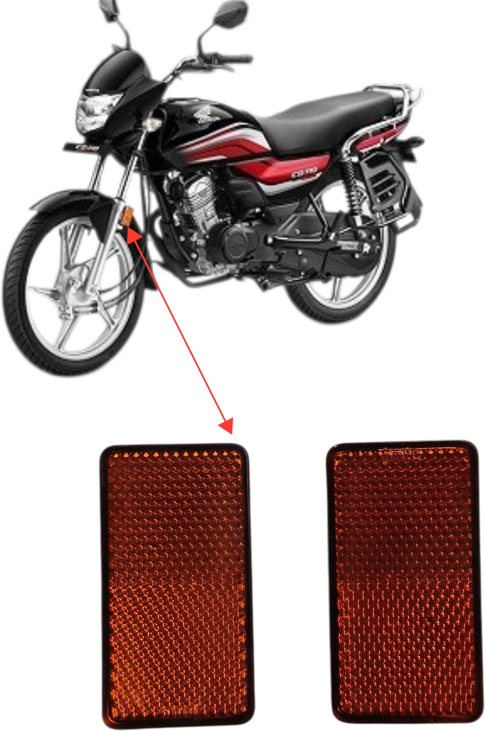 Zdbikeassosiriez CD 110 reflector light 6.1 cm Collapsible Reflector-image-40